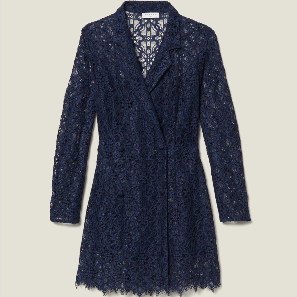 Sandro Nanie Mini Lace Dress size S - Picture 1 of 11